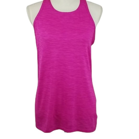 Athleta Running Yoga Wotkout Racer Tank Top Fuchsia Pink Barbie S - Picture 7 of 7